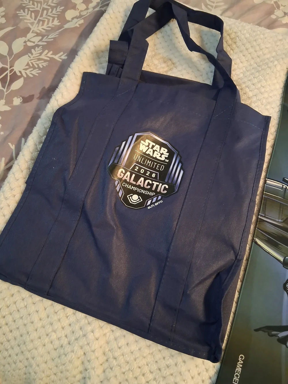 Star Wars Navy Blue Mandalorian Playmat and Tote Set